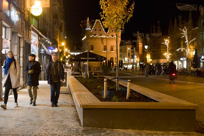 IJzerenleen stad Mechelen Belevingsstrook