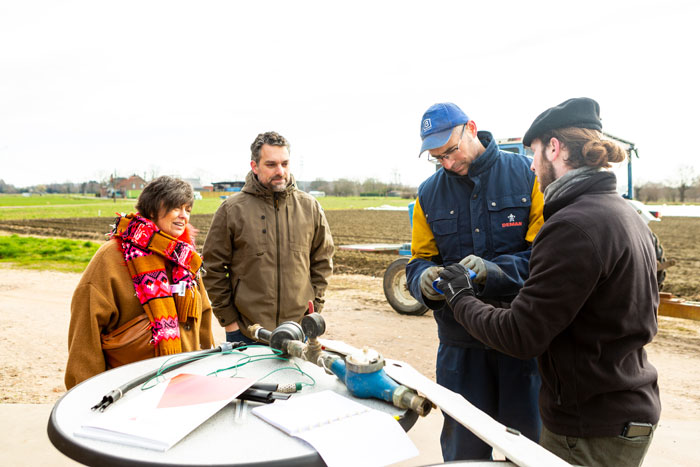 Waterpeilers Life Aclima Project op 't Hertsveld te Leest bij Mechelen